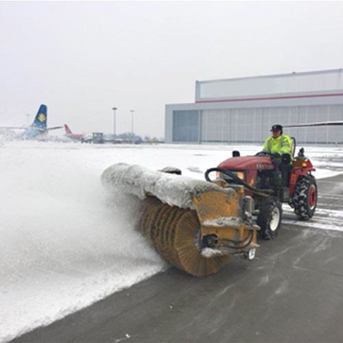 Small Tractor Snow Sweeper